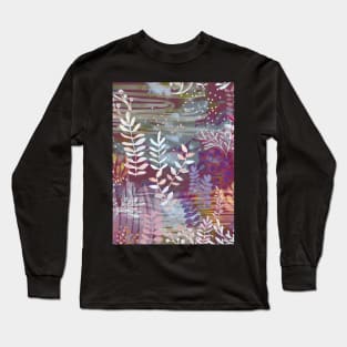 Ocean Song Pink Purple Amethyst Long Sleeve T-Shirt